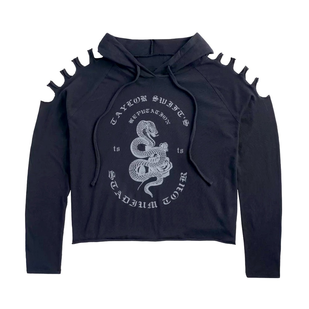 Taylor Swift Rep Tour Cropped Hoodie